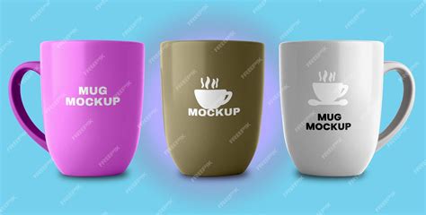 Premium PSD | Mug mockup design template