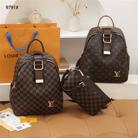 jual  backpack set   sling bag  paperbag hb shopee