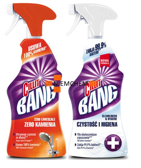 Cillit Bang Zero Kamienia Spray Higiena i czystość 2x750ml Cillit