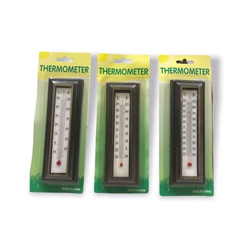 Jual Termometer Dinding Kayu Alat Pengukur Suhu Ruangan Thermometer