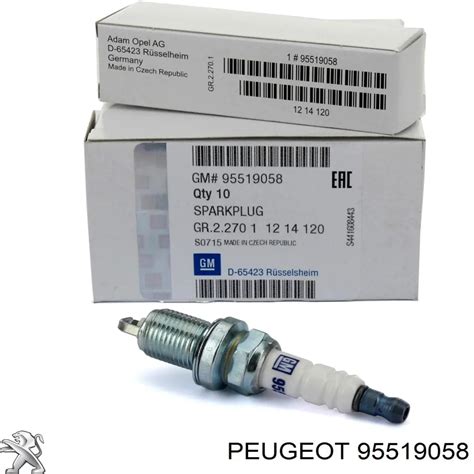 95519058 Peugeot/Citroen свеча зажигания