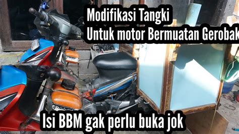 Modifikasi Tangki Motor Supra X 125 Batman Bebek Tangki Di Depan