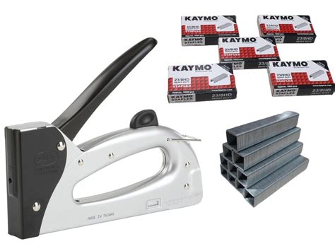 Kaymo Hand Tacker M Metal Body Mm With Stapler Pin H Heavy