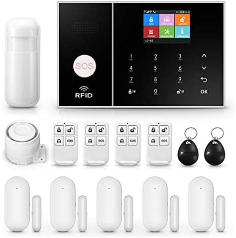 Clouree Kit De Alarma De Seguridad Inteligente Para El Hogar 4G