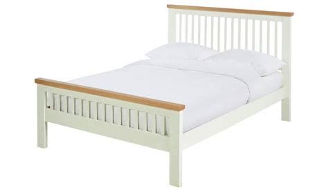 Buy Argos Home Aubrey Small Double Wooden Bed Frame - Two Tone | Bed frames | Argos