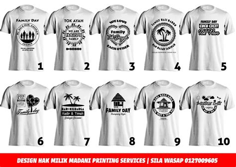 CETAK BAJU ONLINE: CONTOH DESIGN