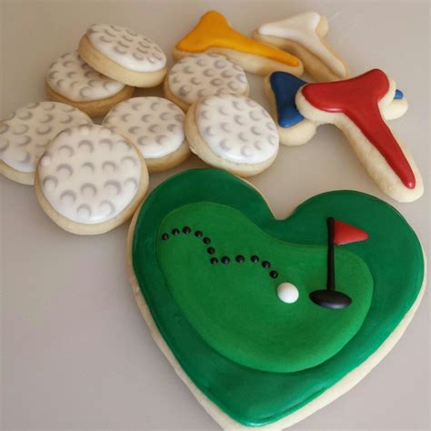 Golf Decorated Cookies Cookie Decorating Golf Cookies Cookies