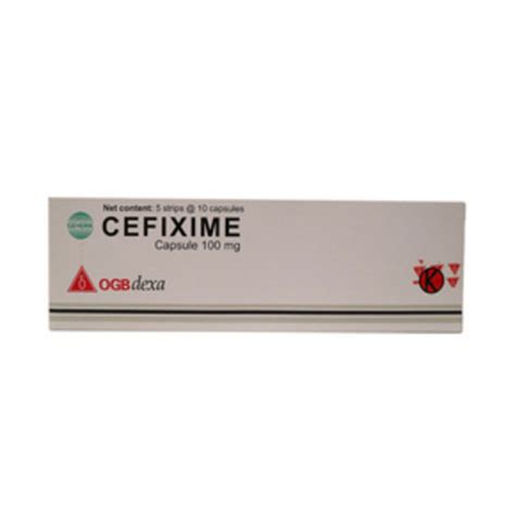 Cefixime 100 Mg 10 Tablet Dexa Manfaat Kandungan Dosis Dan Efek