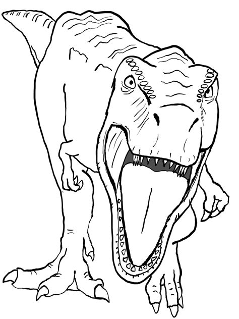 Тираннозавр рекс раскраска для детей (множество фото) - drawpics.ru