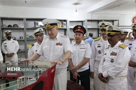 Mehr News Agency Russian Navy Chief Visits Naval University Of Noshahr