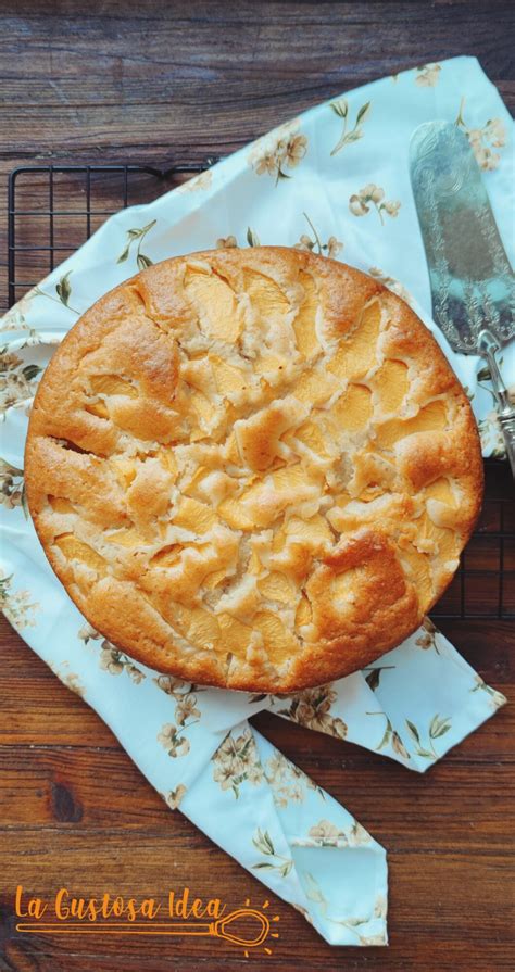 Torta Soffice Alle Pesche La Gustosa Idea Dolce Per La Colazione