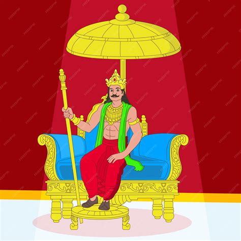 Premium Vector Indian King Illustration