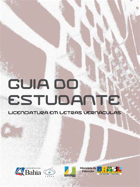 O Que É Letras Vernáculas - Guia Do Estudante Licenciatura em Letras Vernáculas | PDF | Educação à ...