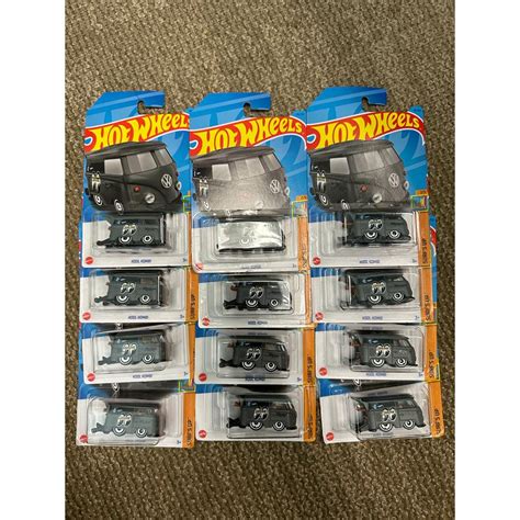 Hot Wheels Kool Kombi Moon Eyes Black Shopee Malaysia