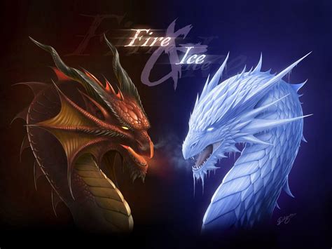 fire  ice dragon wallpapers top  fire  ice dragon
