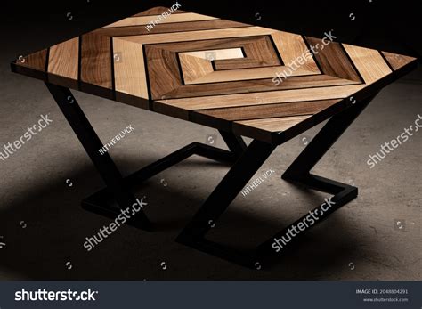 Expensive Vintage Furniture Table Covered Epoxy Stock Photo Edit Now