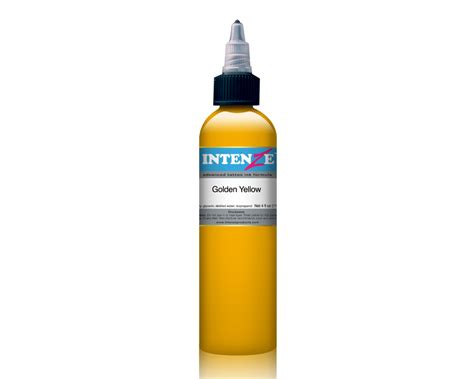 Golden Yellow Intenze Ink Tattoo Inks Worldwide Tattoo Canada