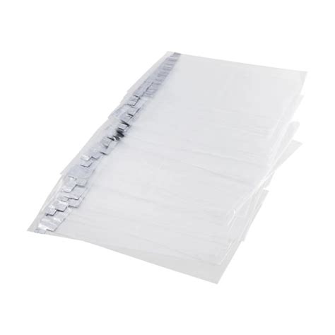 Курьерские пакеты прозрачные 50мкм 340*460+40 (100шт)