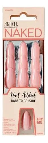 U As Postizas Naked Nail Addict Monarch Ardell Color Rosa Lisa Mercadolibre