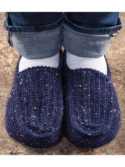 Annies Signature Designs Comfort Zone Slippers Crochet Pattern