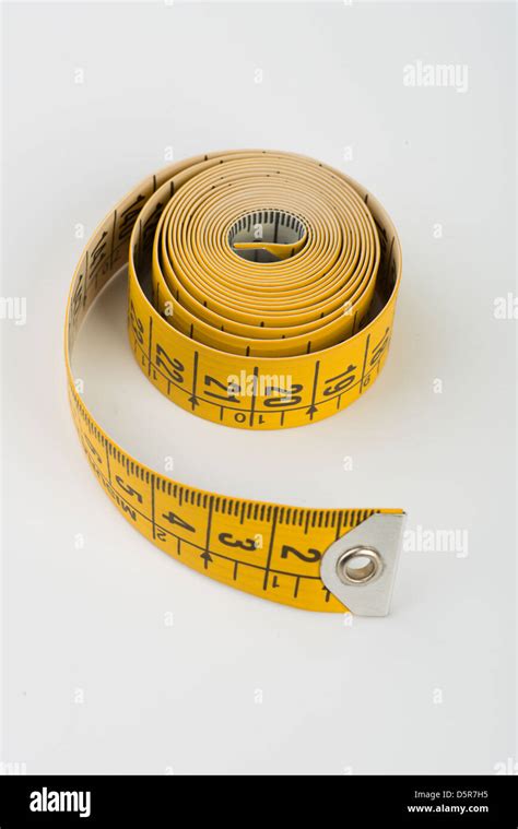 Yellow Tape Measure Stock Photo Alamy