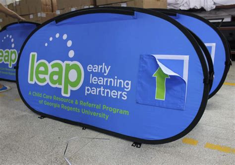 Pop Up Banners Oval A Frame Sideline Banners Oh My Print Solutions