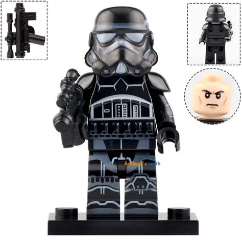 Black Stormtrooper Star Wars Minifigures Lego Compatible Toys ...