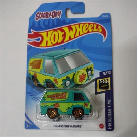 Hot Wheels The Mystery Machine Van Scooby Doo Hw Screen Time Movie Series Mainline Shopee Malaysia