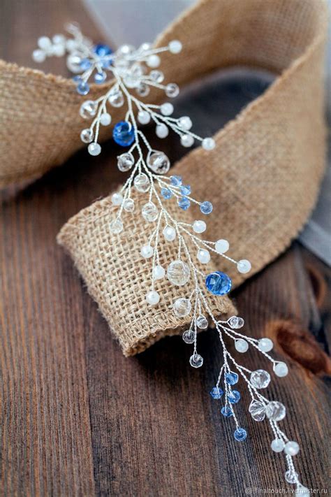 Свадебная веточка для прически невесты. Украшение на свадьбу в интернет ...