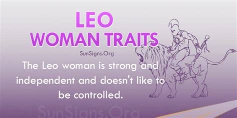 Leo Woman Personality Traits & Characteristics - SunSigns.Org
