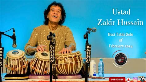 ustad zakir hussain  tabla solo  february  youtube