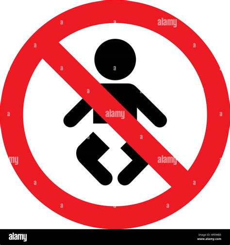 Nessun Segno Di Bambini Immagini E Fotografie Stock Ad Alta Risoluzione