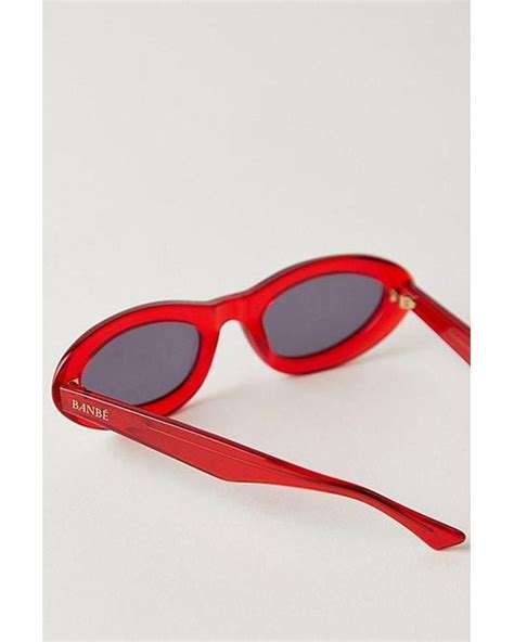 Banbe The Jasmine Sunglasses In Red Lyst Uk