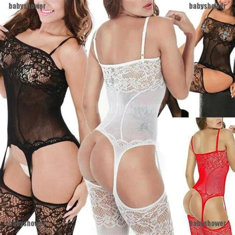 Jual Lingerie Body Stocking Jaring Sexy Model Open Crotch Untuk Wanita