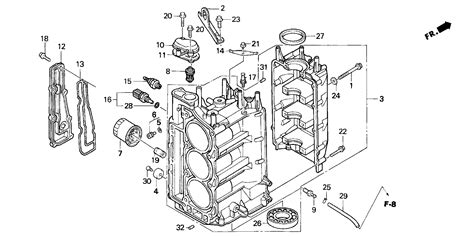 Honda Outboard Parts Diagram