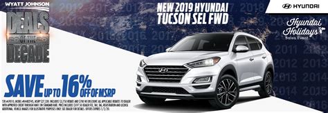 New Hyundai Dealer Of Clarksville 931 648 4300 Wyatt Johnson Hyundai