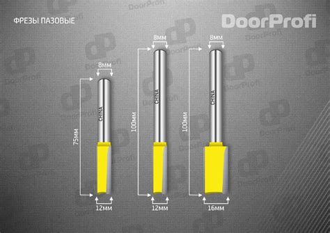 Фрезы пазовые — DoorProfi.com