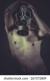 Environment Nude Man Gas Mask Pollution Stock Photo Shutterstock