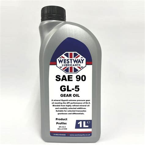 SAE 90 Hypoid Gear Oil GL-5 Mineral Oil – Westway Oils