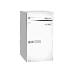 Burg W Chter Eboxx Ea Sw Parcel Box With Integrated Mailbox White