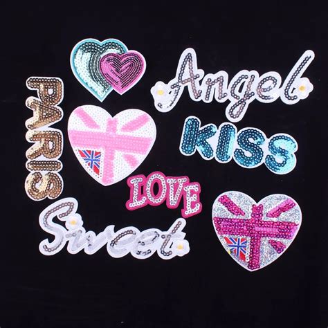 Buy Paris Fashion Sequin Patches For Clothes Jeans