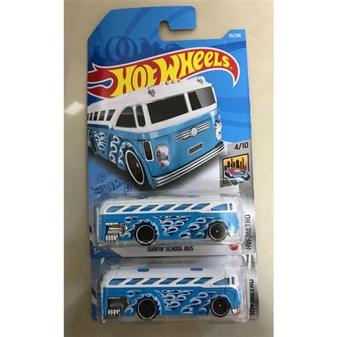 Hot Wheels Surfin School Bus Cfj