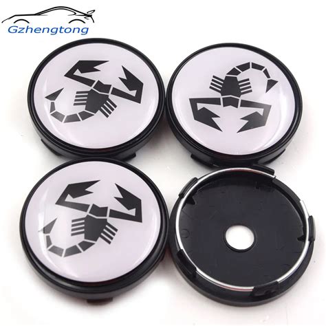 Gzhengtong Pcs Lot Mm White Scorpion Auto Wheel Center Badge