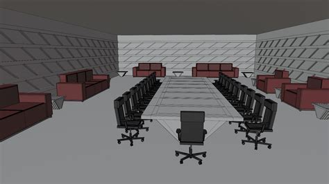 Meeting Room Model Turbosquid 2140830