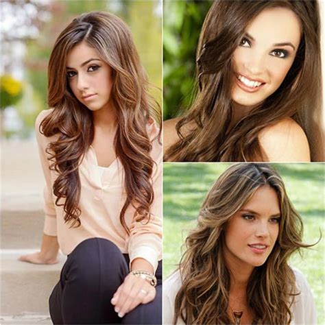 Выбираем оттенки каштановых волос: 90 идей