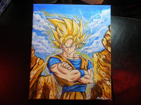 Dragon Ball Z Acrylic Painting Best Painting