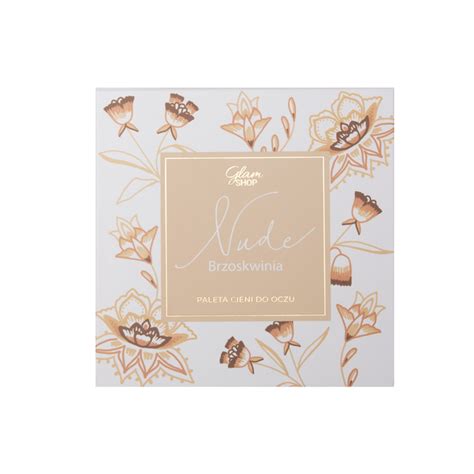 GlamBOX NUDE BRZOSKWINIA KOSMETYKI GLAM OCZY PALETY LIMITOWANE GlamBOX