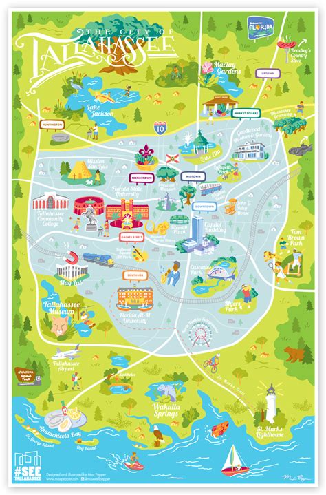 MAP OF TALLAHASSEE - Max Pepper Studio