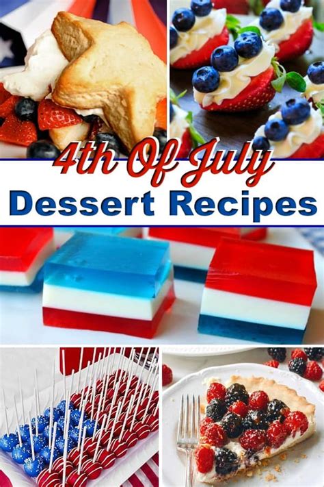 Fun Dessert Recipes For The Fourth Of July Fun Guest