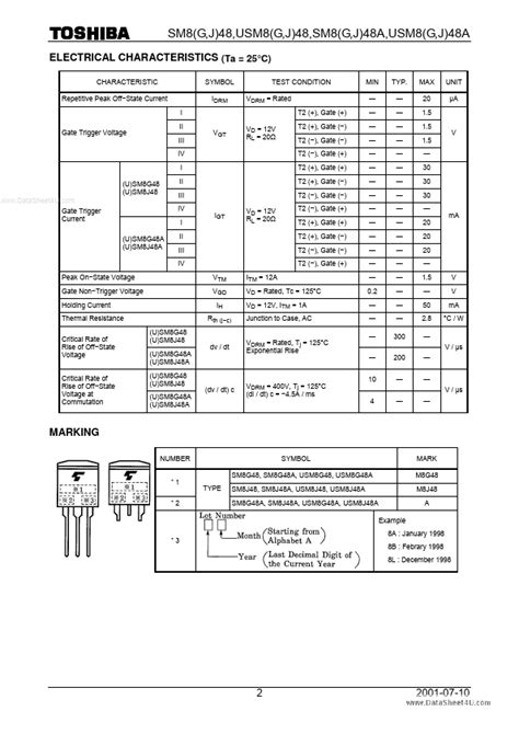 Usm G A Datasheet Toshiba Semiconductor